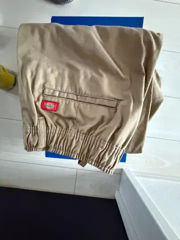 베이지 카고 팬츠 허리밴딩