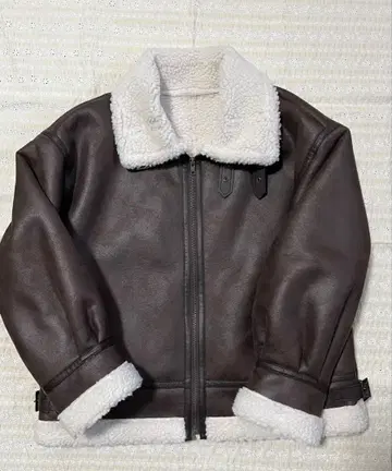 가죽 브라운 자켓 미사용품