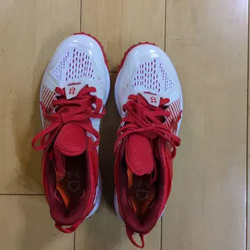 UNDER ARMOUR 스파이크 슈즈 27.0cm 레드/화이트