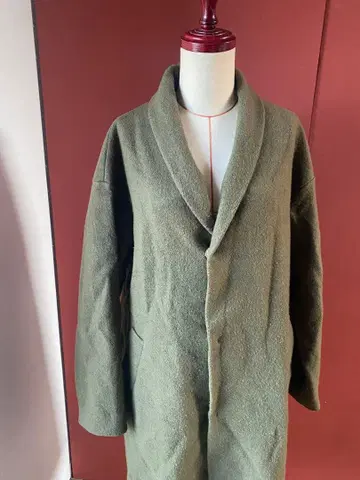 Plantation 플랜테이션 숄 칼라 울 코트 M