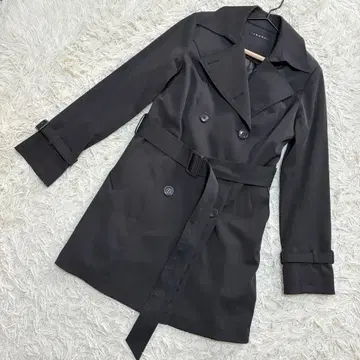 INGNI 고품질 트렌치코트 안감 부착 노멀 블랙 ( M )