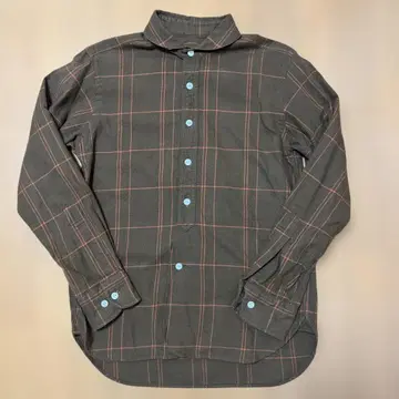 HAVERSACK 긴팔 셔츠 M 사이즈 브라운/오렌지 체크