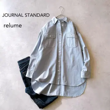 JOURNAL STANDARDrelume 코튼 트윌 빅 셔츠 겉옷
