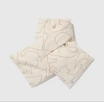 팔레트 퀼팅 머플러 한국 패션