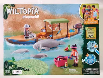 플레이모빌 71010 와일드토피아 매너티와 보트 여행