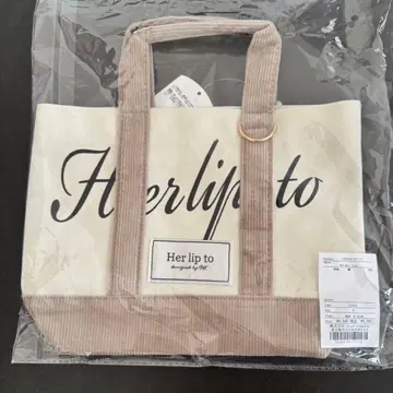 herlipto 토트 루미네 HLT Mini Tote ivory