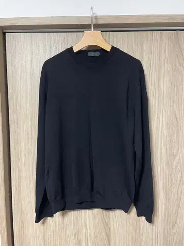 ZANONE 크루넥 니트 사이즈 52 블랙 새상품급