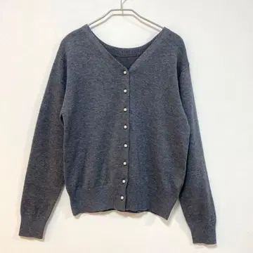 United Arrows 펄 버튼 니트 가디건