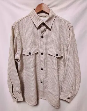 어반 리서치 CPO 셔츠 자켓 화이트 체크