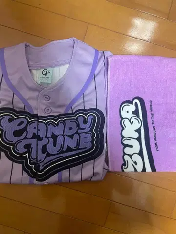 CANDY TUNE 미야노 시즈카 최애 어필 유니폼 타월