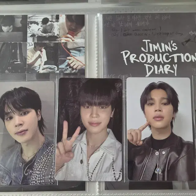 bts 지민 프로덕션 다이어리 Production Diary 풀셋