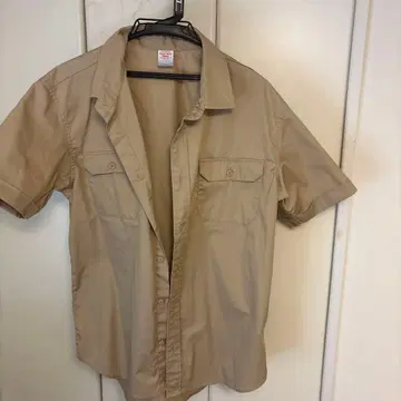 United Athle Works 반팔 워크 셔츠 L 베이지
