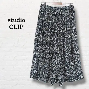 스튜디오 클립 와이드 팬츠 올 패턴 [ L ] 블랙 계열