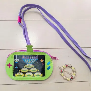 [리틀 그린멘] 디즈니 패스 케이스 액세서리 머리핀