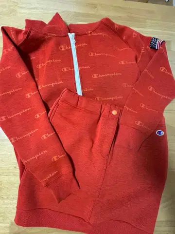 Champion 골프 풀 집업 후드티 & 스커트 셋업