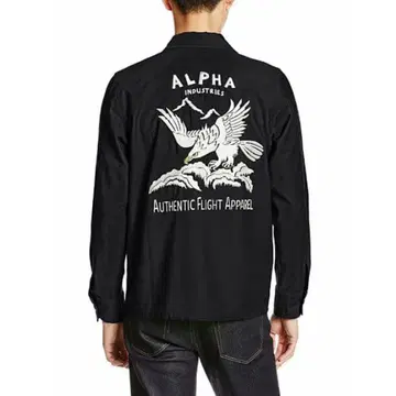 ALPH INDUSTRIES 알파 자수 밀리터리 셔츠