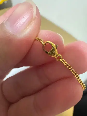 새상품급 스와로브스키 빈티지 클로버 목걸이