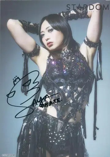 카미타니 사야 친필 사인 포트레이트 스타덤 STARDOM