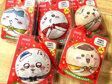 치이카와 크리스마스 볼 오너먼트 5개 세트