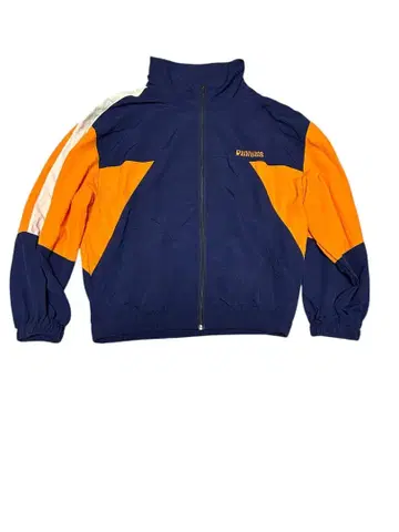 나일론 자켓 컬러 블록 디자인