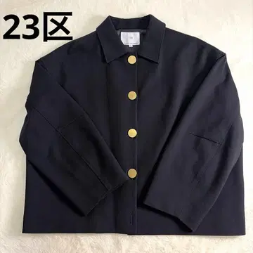 23구 골드 버튼 비스코스 스트레치 코쿤 자켓 타카하시 시즈나 하자품