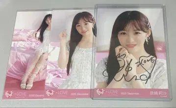 이코라브 오토시마 리사 브로마이드 친필