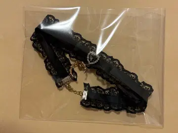 ROJITA 문 참 레이스 프릴 초커