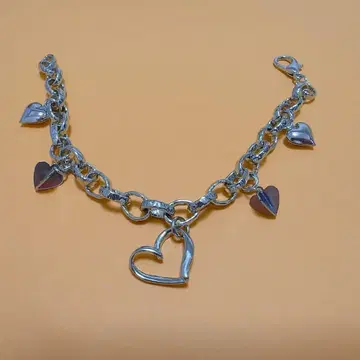 후프 하트 팔찌 [ 핸드메이드 ]