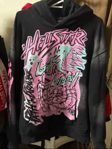 HELLSTAR 그래픽 후드티 M 사이즈