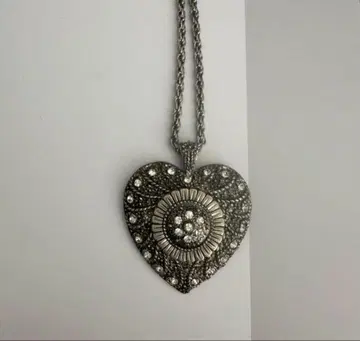 빈티지 하트 목걸이