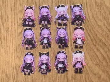 DORA 아크릴 6cm 12장 세트