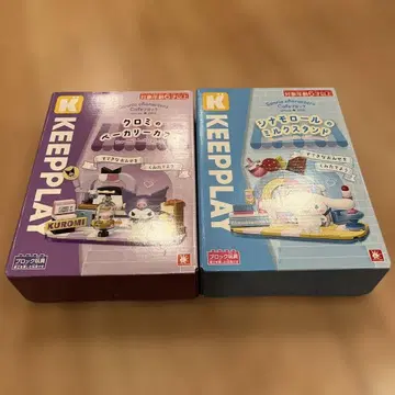 [ 새상품 ] 시나모롤의 밀크 스탠드와 쿠로미의 베이커리 카페