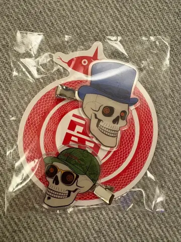 덴키 그루브 헤비 투어 한정판 라이브 굿즈 헤어 클립 2개 세트