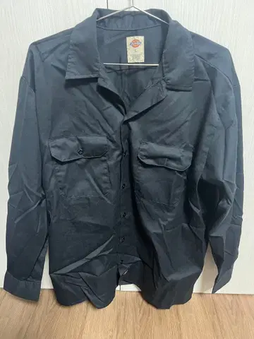Dickies 블랙 워크 셔츠 L 사이즈
