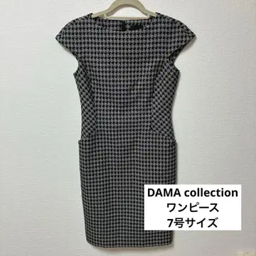 DAMA collection  컬렉션 원피스 7호 하운드투스 체크 패턴