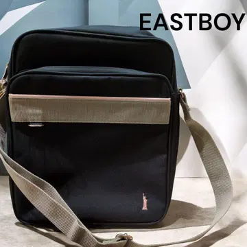 EASTBOY 비너스 로고 숄더백 통학 사선 가케 블랙