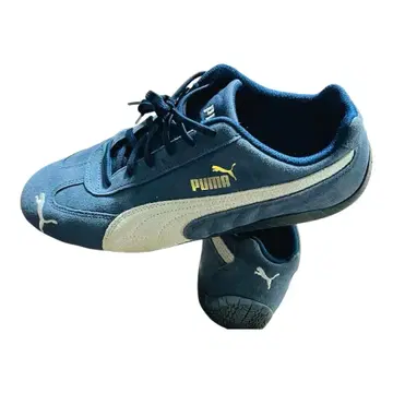 PUMA 드라이빙 슈즈 28cm 새상품급 스웨이드 소재 네이비 컬러