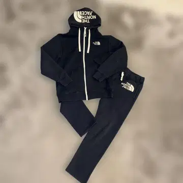 THE NORTH FACE 네이비 셋업 속기모 상의 S 하의 M