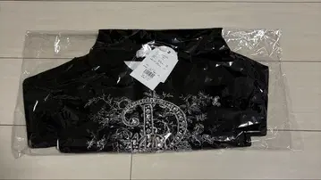 Darich DR 비쥬 플라워 리브 니트탑 블랙