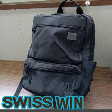SWISS WIN 블랙 백팩 비즈니스 bag
