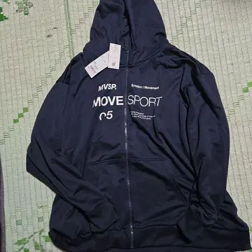 DESCENTE MVSP. MOVE SPORT 네이비 후드티 6L