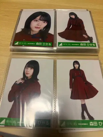 사쿠라자카46 모리타 히카루 브로마이드 불협화음 빨간색 의상