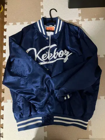 keboz 네이비 바시티 자켓