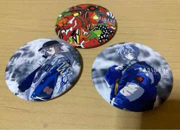 RADIO EVA 아야나미 레이 나기사 카오루 캔 배지