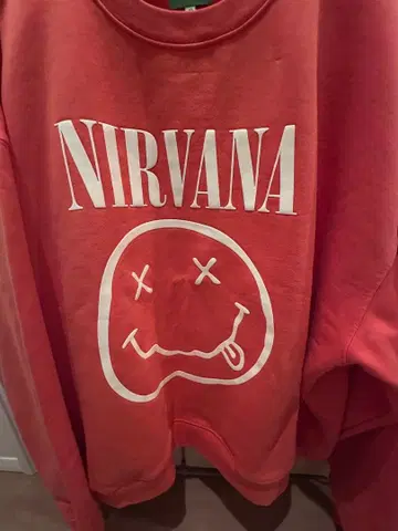 GDC NIRVANA 맨투맨 XL 핑크