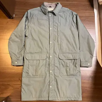 L.L.Bean 명작 스톰 코트 울 안감 헤링본 M USA제