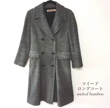 새상품급 [ united bamboo ] 트위드 롱 코트