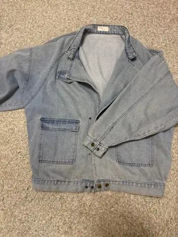 라이트 블루 데님 자켓