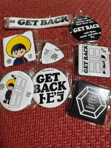 GET BACK 캔뱃지 등 세트 증정 포함
