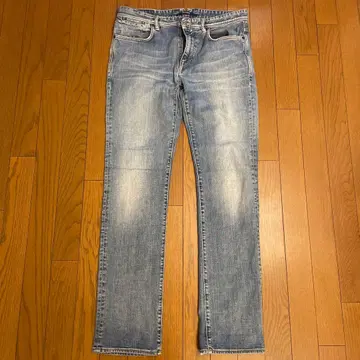 Incotex 라이트 블루 스트레이트 데님 W33 새상품급